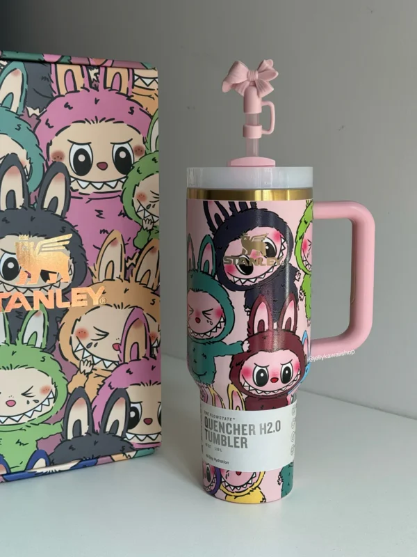 Labubu Limited Edition In-Car Insulated Cup 40 OZ with Colorful Premium Gift Box - Image 2