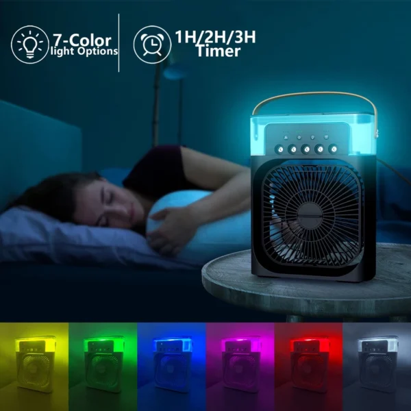 ⏰Today Olny RM 5.9⏰Portable USB Mini Aircond, Air Cooler, Mist Fan, Kipas Penyejuk Mini Meja - Image 8