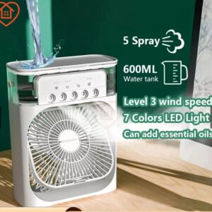 ⏰Today Olny RM 5.9⏰Portable USB Mini Aircond, Air Cooler, Mist Fan, Kipas Penyejuk Mini Meja
